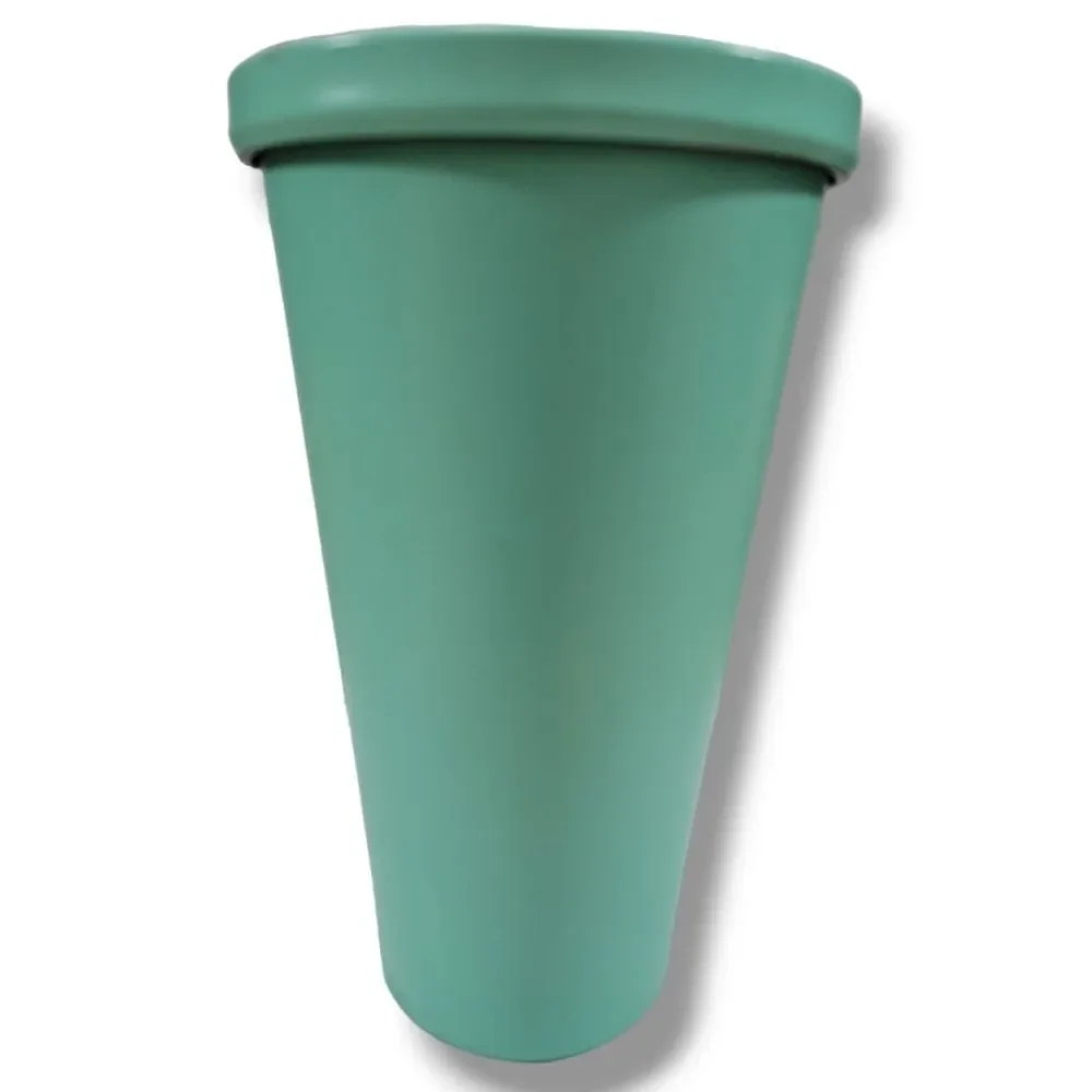 Starbucks Tumbler 2015 Stainless Steel Tumbler Cup Blue 16 fl oz No Straw Dented